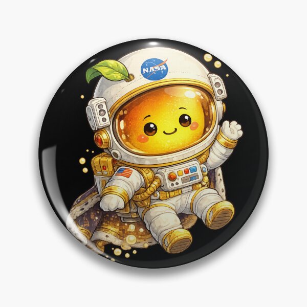 Item preview, Cute NASA Astronaut Mango Space Suit Funny Kawaii Fruit Design designed and sold by irfanshikh.