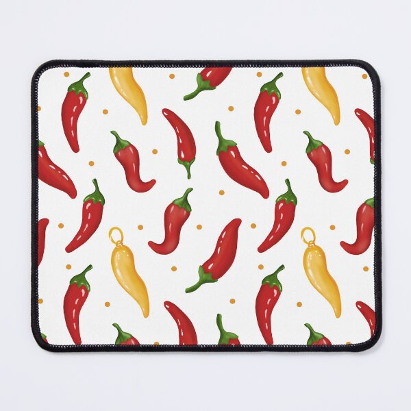 Item preview, Seamless Red and Yellow Chili Peppers Pattern designed and sold by Tati-Zav.