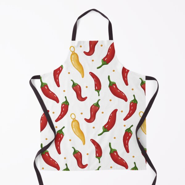 Item preview, Seamless Red and Yellow Chili Peppers Pattern designed and sold by Tati-Zav.
