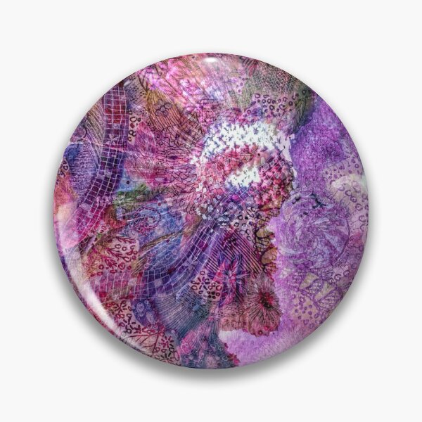 Item preview, Mixed Media Intricate Flower Combing Two Of My Art Designs designed and sold by Whispering Grace Studio.