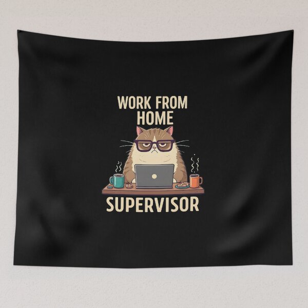 Item preview, Work from home supervisor designed and sold by Cascio311.