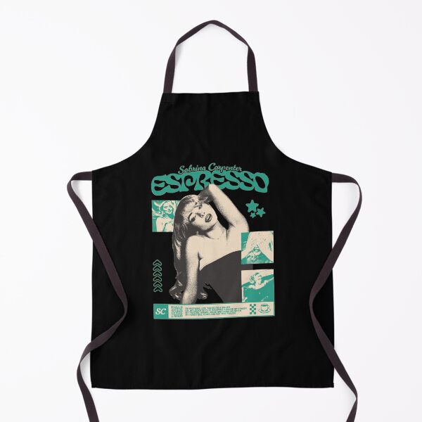 Item preview, Sabrina Carpenter Espresso Retro Teal Music Graphic designed and sold by RustBloomart.