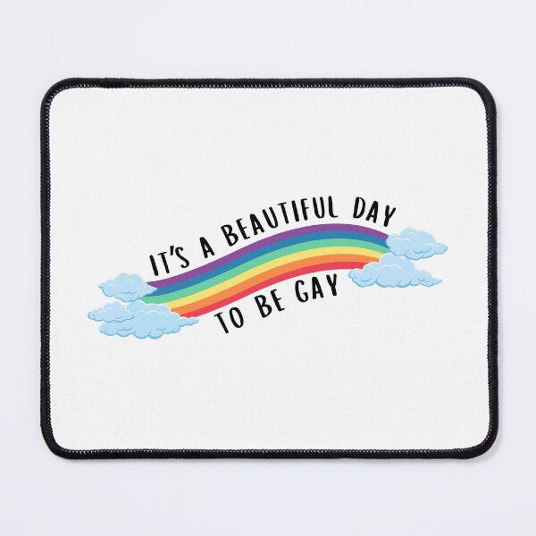 Item preview, it's a beautiful day to be gay designed and sold by weightyghosts.