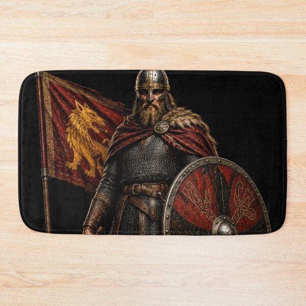 Item preview, Housecarl Anglo Saxon Elite Warrior Art designed and sold by Retr0Tshirts.