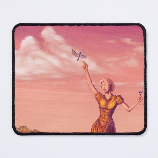 Item preview, Beautiful girl walking on a bridge during sunset designed and sold by Witseart.