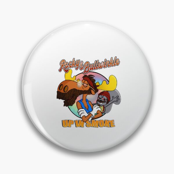 Item preview, Rocky And Bullwinkle Cheech And Chong Mash Up Die designed and sold by EviBenbato.