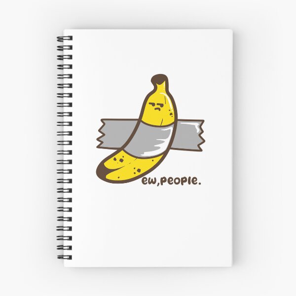 Item preview, Ew, people - grumpy banana tape art  designed and sold by aStro678.