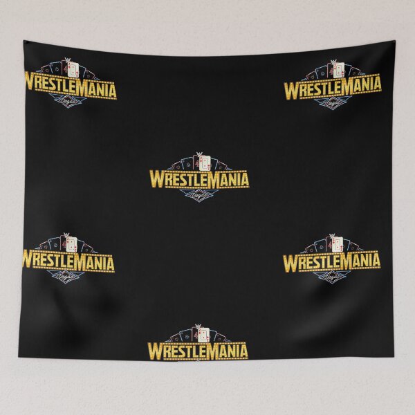 Item preview, WrestleMania Vegas Neon Casino Style Logo designed and sold by Velvet-Mirage.