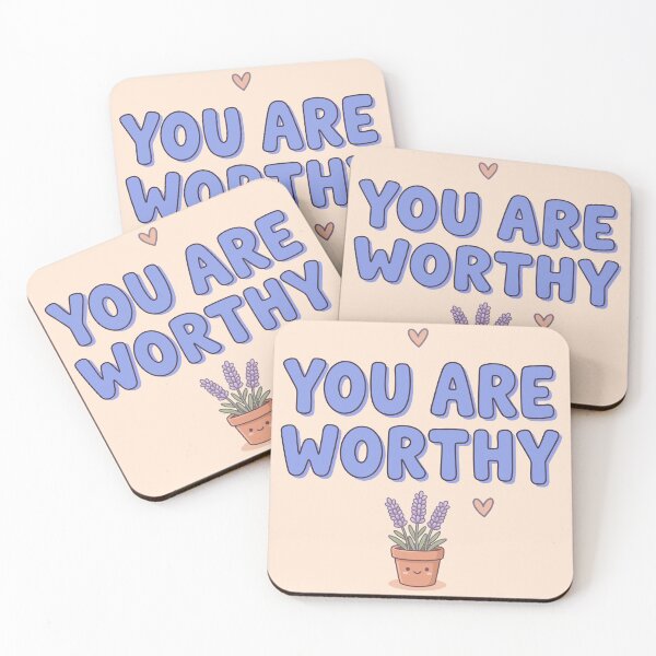 Item preview, You Are Worthy Lavender designed and sold by Amir Faysal.