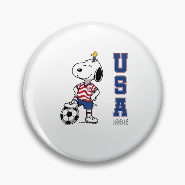 Item preview, USA Soccer Snoopy, USA World Cup 2026 designed and sold by DesignForYou79.