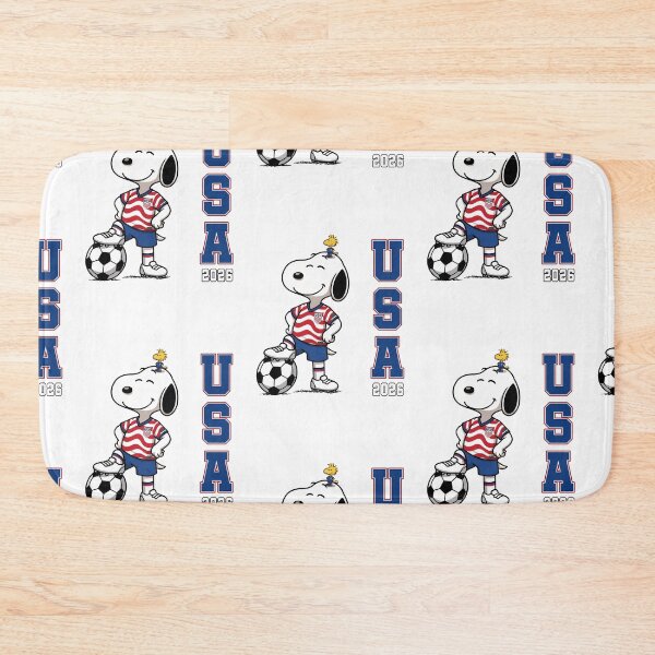 Artikelvorschau, USA Soccer Snoopy, USA Weltmeisterschaft 2026 entworfen und verkauft von DesignForYou79.