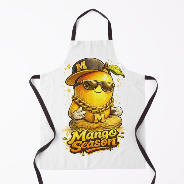 Item preview, Mango Season Gangsta Mango Gold Chain Hip Hop Funny Design designed and sold by irfanshikh.