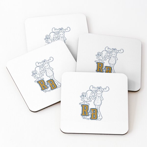 Item preview,  Rocky Bullwinkle Mens Collegiate Line Art designed and sold by EviBenbato.