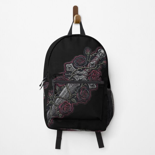 Item preview, Gothic Dagger with Skull and Roses, Embroidered Style designed and sold by David Mateo ArtWorks.