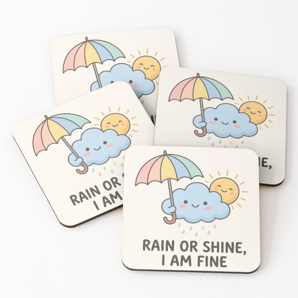 Item preview, Rain Or Shine I Am Fine designed and sold by Amir Faysal.
