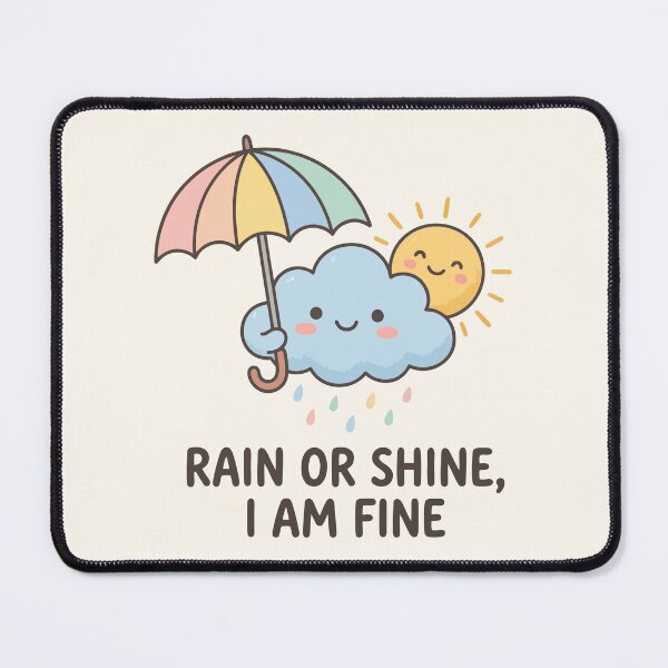 Item preview, Rain Or Shine I Am Fine designed and sold by Amir Faysal.