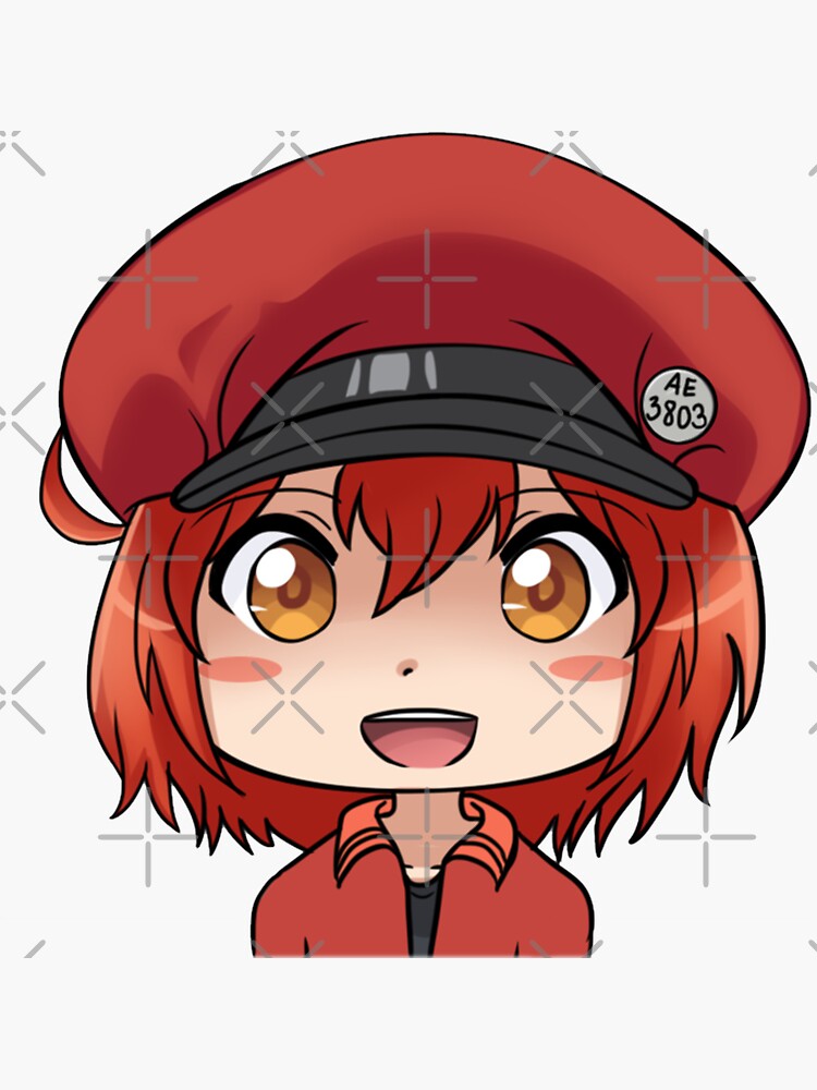 Stickers Cells at Work hataraku Saibo Anime Fanart 