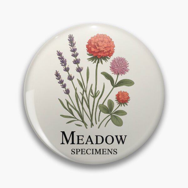 Item preview, Meadow Specimens Vintage Botanical Print designed and sold by NuvoraNest.