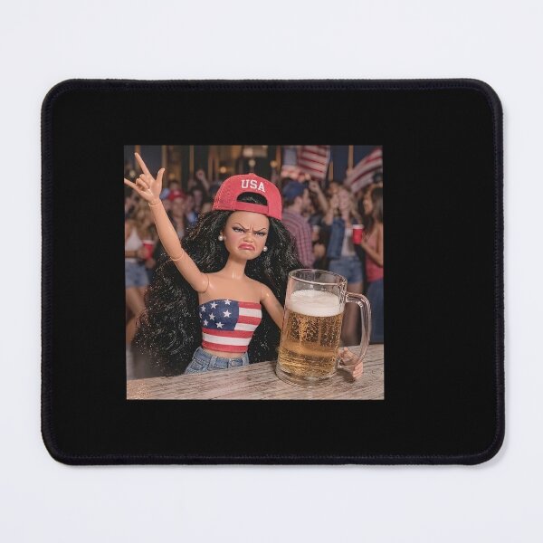Item preview, Funny Patriotic Doll Beer designed and sold by KillianGrantM.