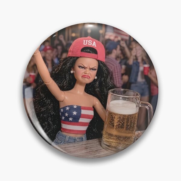 Item preview, Funny Patriotic Doll Beer designed and sold by KillianGrantM.