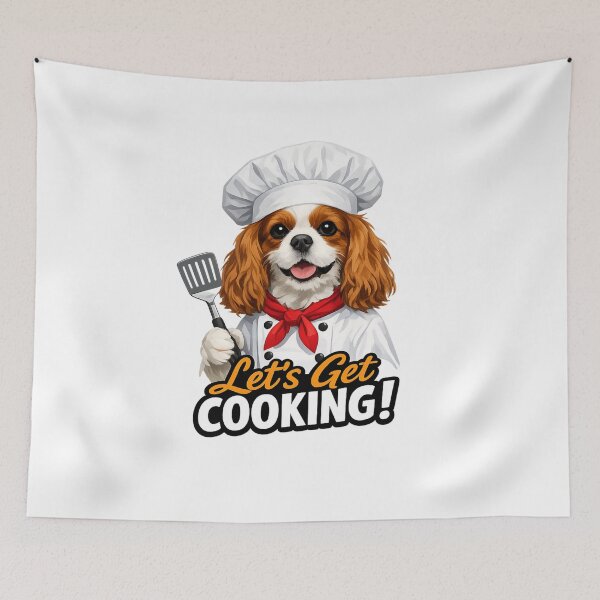Item preview, Lets Get Cooking Blenheim Cavalier designed and sold by SpottyRainbow.