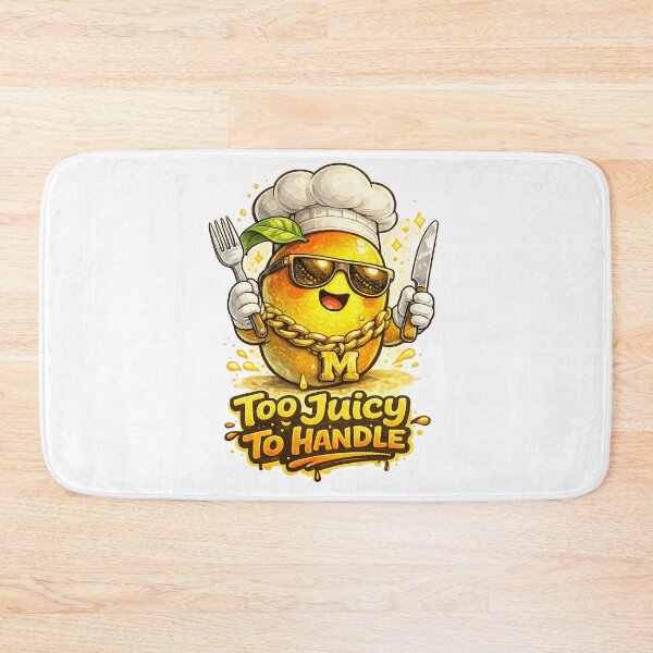 Item preview, Too Juicy To Handle Funny Chef Mango Gold Chain Design designed and sold by irfanshikh.