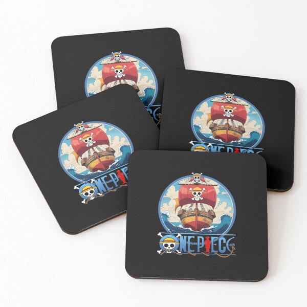 Item preview, One Piece Anime Pirate Ship Sailing Crest Logo designed and sold by RustBloomart.