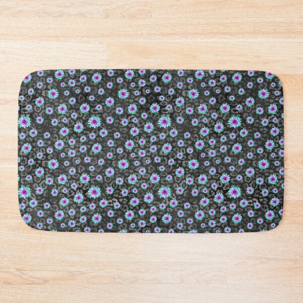 Item preview, Neon Sunflower Leopard Print Pattern designed and sold by Canvas-Whispers.