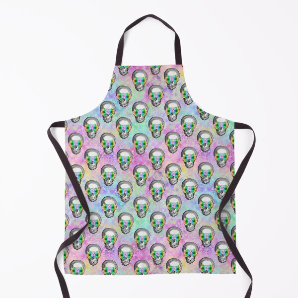 Item preview, Rainbow Sunflower Skull Pattern Design designed and sold by Canvas-Whispers.