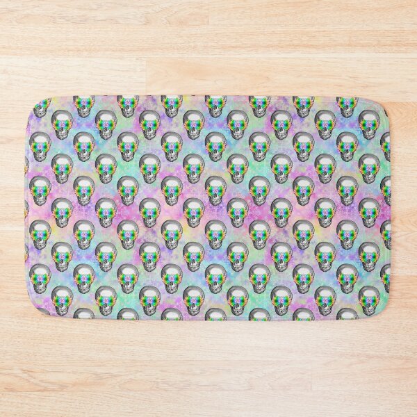 Item preview, Rainbow Sunflower Skull Pattern Design designed and sold by ArtDzignsZA.