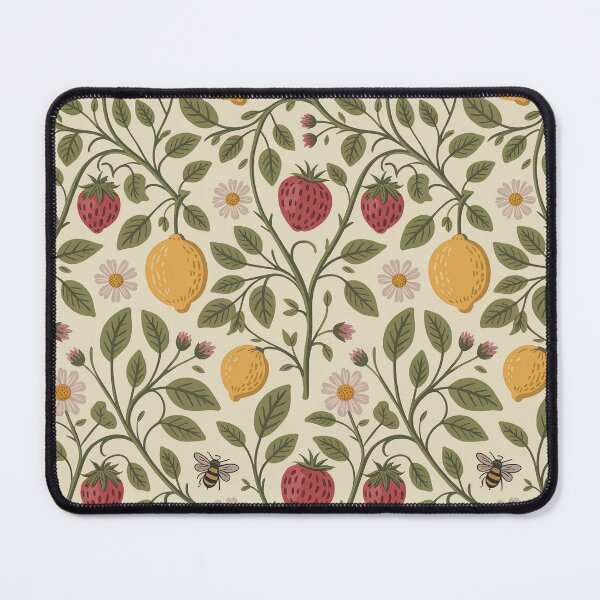 Item preview, Heirloom Orchard Pattern – Morris Style Lemon, Chamomile & Honeybee Design designed and sold by Tamas Das.