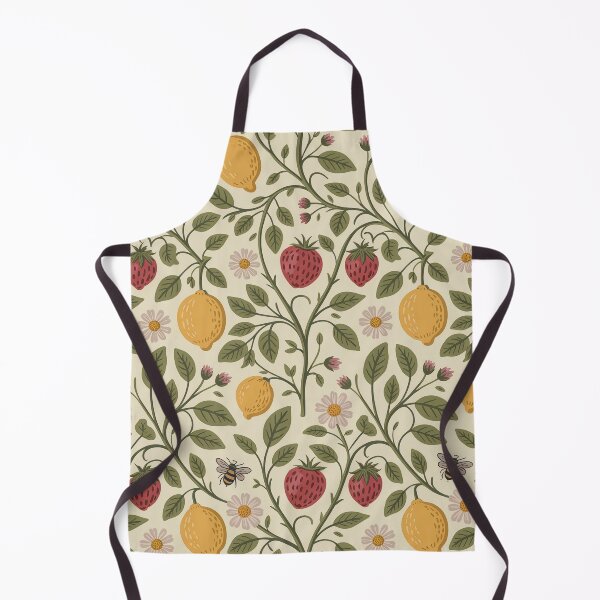 Item preview, Heirloom Orchard Pattern – Morris Style Lemon, Chamomile & Honeybee Design designed and sold by Tamas Das.