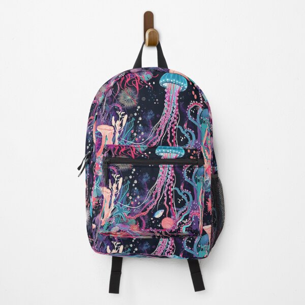 Item preview, Neon Jellyfish Deep Sea Coral Pattern designed and sold by ArtDzignsZA.