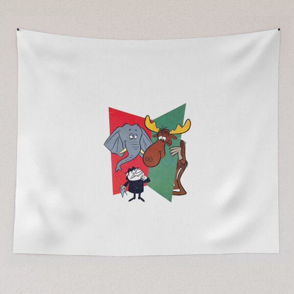 Item preview, Bullwinkle and Boris designed and sold by EviBenbato.