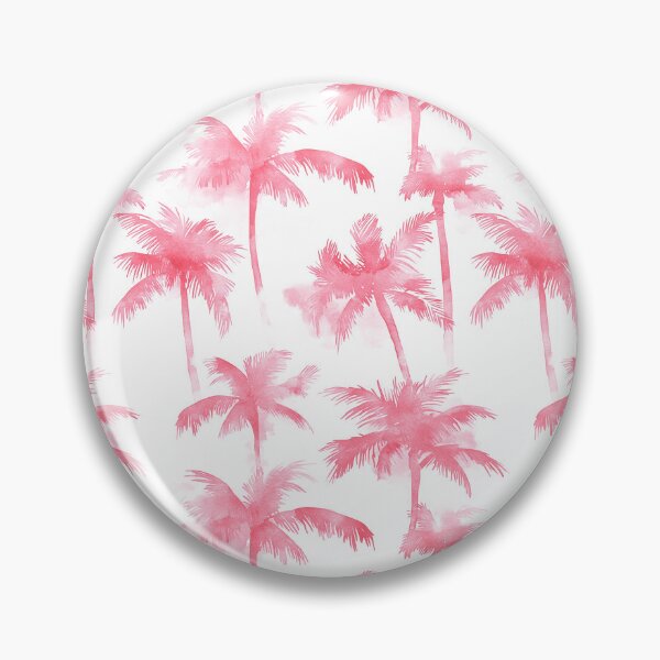 Item preview, Pink Watercolor Palm Tree Pattern designed and sold by Canvas-Whispers.