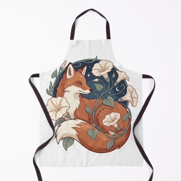 Item preview, Moonflower Fox Enchanted Woodland Spirit designed and sold by StickyGuys.