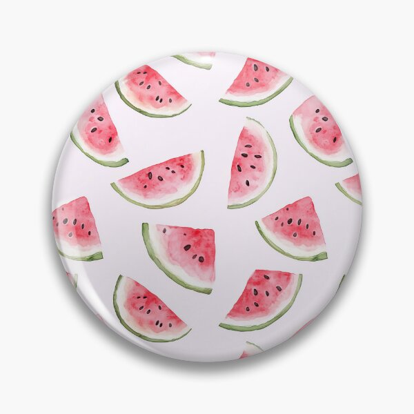 Item preview, Watercolor Watermelon Slice Summer Pattern designed and sold by ArtDzignsZA.