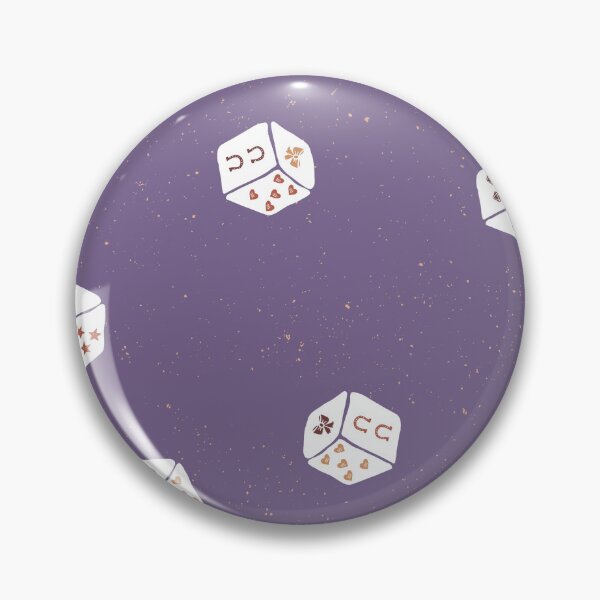Item preview, Lucky Charm Game Dice Toss Retro Coquette Western Preppy Girl Bedrooms Plum designed and sold by RenattaZare.