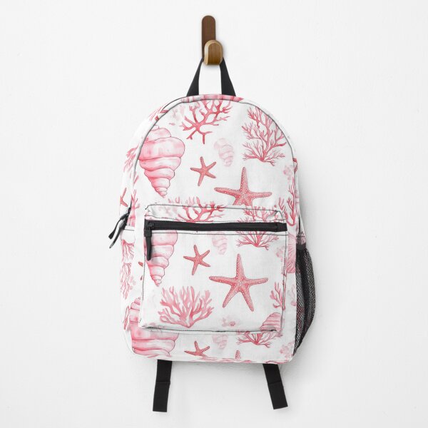 Item preview, Pink Coastal Seashell Starfish Pattern designed and sold by ArtDzignsZA.