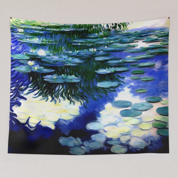 Item preview, Water Lilies: Impression of Reflections & Blossoming Surfaces (39) designed and sold by artdesignsnow.