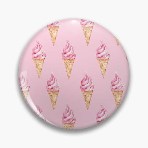 Item preview, Pink Ice Cream Cone Summer Pattern designed and sold by ArtDzignsZA.