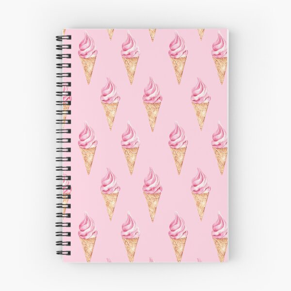 Item preview, Pink Ice Cream Cone Summer Pattern designed and sold by Canvas-Whispers.