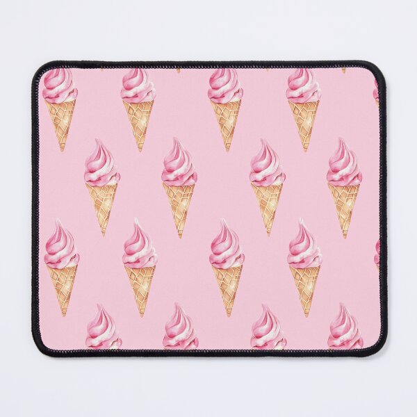Item preview, Pink Ice Cream Cone Summer Pattern designed and sold by ArtDzignsZA.