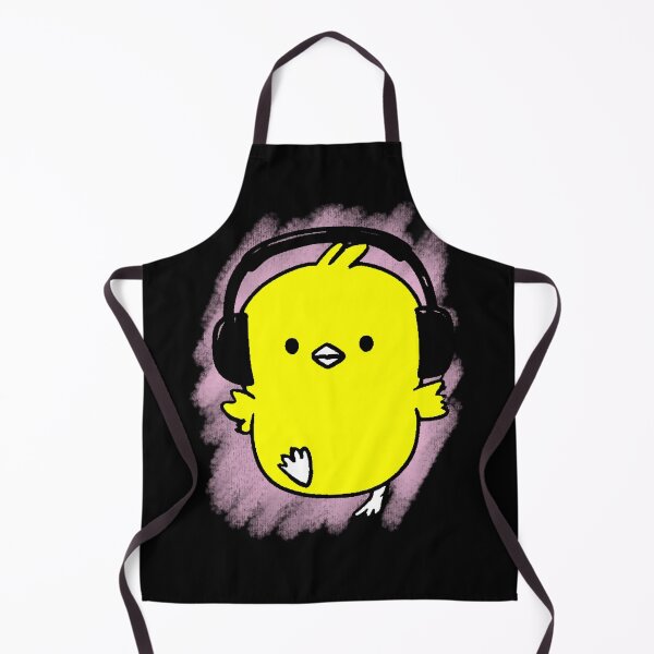 Item preview, Kawaii Chick with Headphones Music Cute Little Bird designed and sold by AstronautMerch.