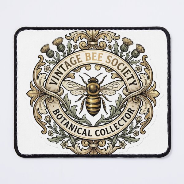 Item preview, Vintage Bee Society Botanical Collector Emblem designed and sold by StickyGuys.