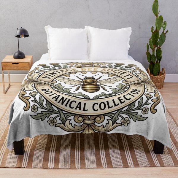 Item preview, Vintage Bee Society Botanical Collector Emblem designed and sold by StickyGuys.