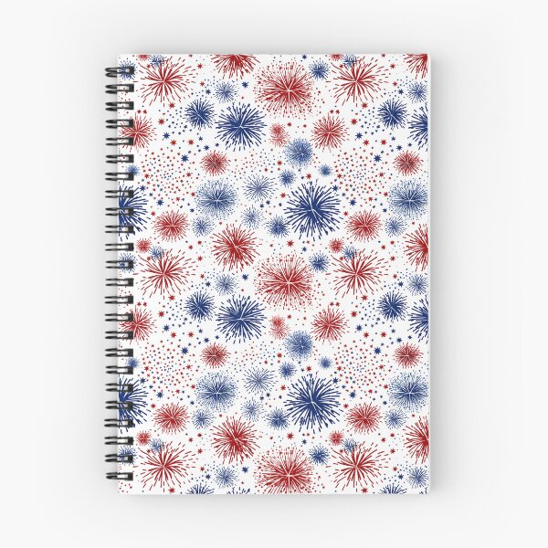 Item preview, Patriotic Fireworks Red White Blue Pattern designed and sold by ArtDzignsZA.