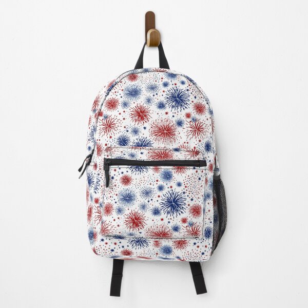 Item preview, Patriotic Fireworks Red White Blue Pattern designed and sold by ArtDzignsZA.