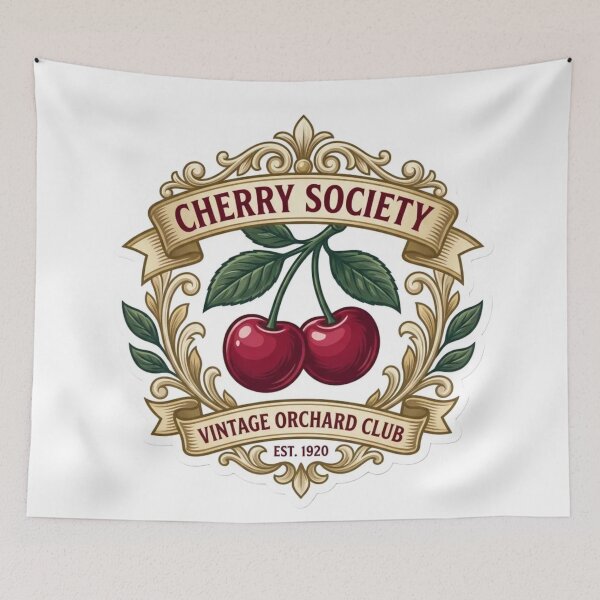 Item preview, Cherry Society Vintage Orchard Club designed and sold by StickyGuys.