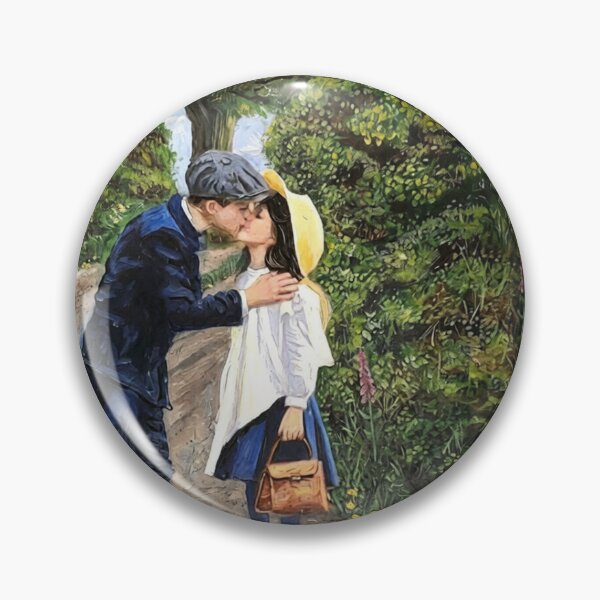 Item preview, FIRST KISS IN A DEVON LANE designed and sold by Mackenzie Moulton International Artist .
